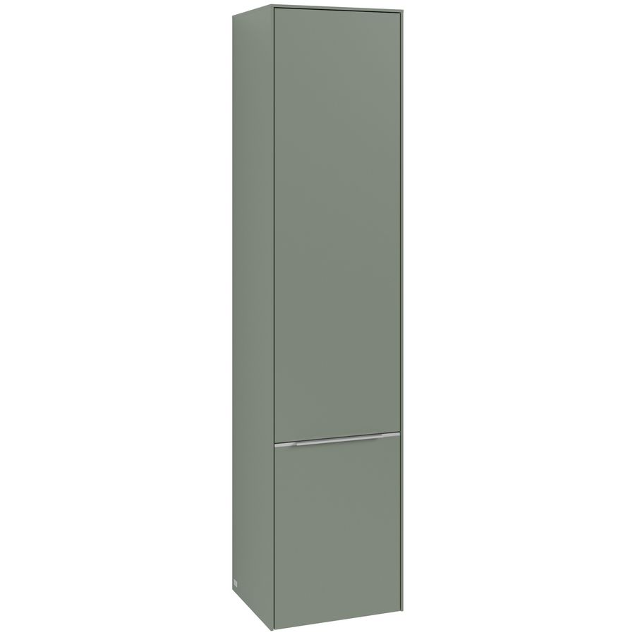 Hoge kast SUBWAY 3.0 400x1710x362mm Soft Green C58600AF greep alu. glans