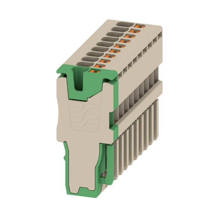 Plug d.beige groen 1.5mm² 17.5A 500V N 2719830000 VVE=20