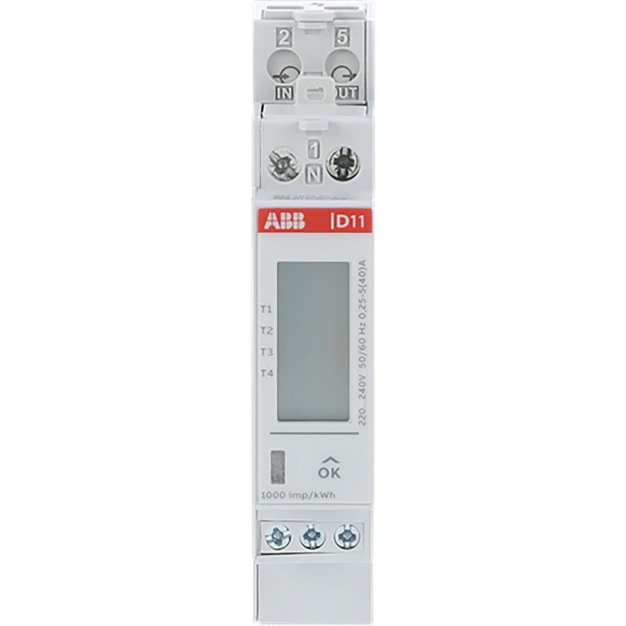 D11 15-M 40, Energiemeter MID, 1 fase direct 40 A