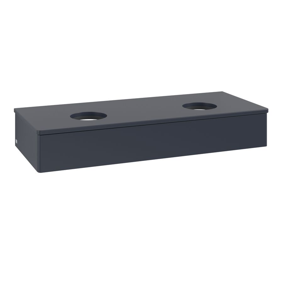 Wastafelonderkast Antao 1200x190x500mm Mid.Blue Matt Lacquer K13010HG