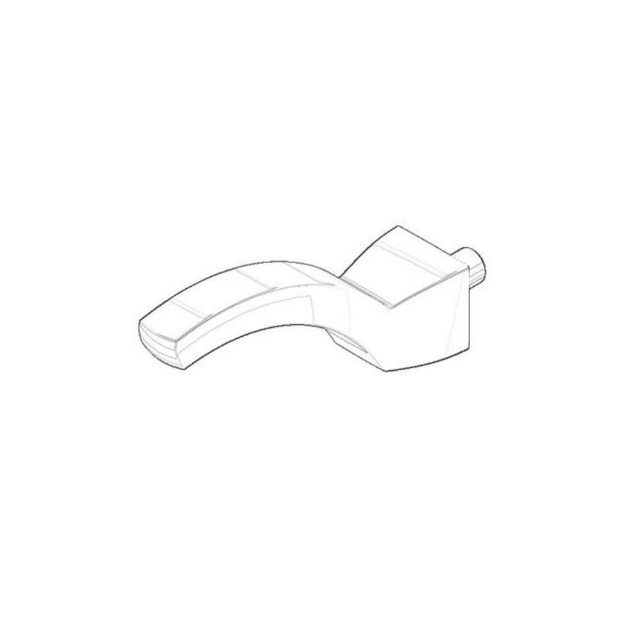 Uitloop 106,5x55x240mm Messing (23kt Goud)