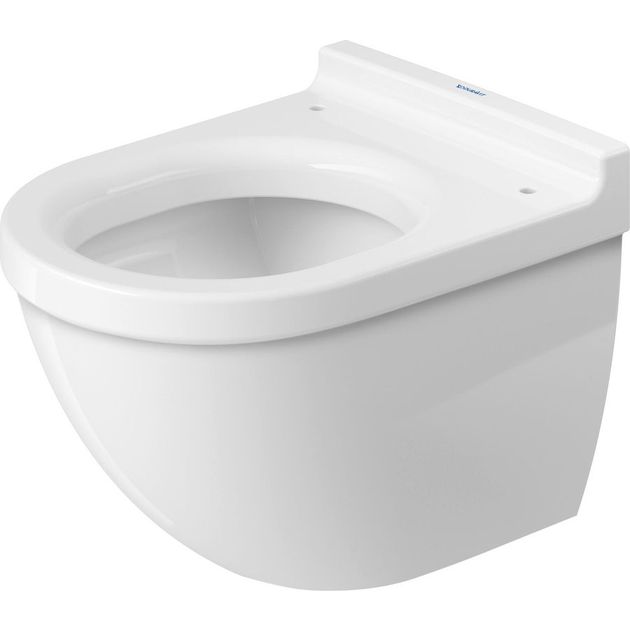 STARCK 3 #222709 wandcloset verkort 480mm (485mm) wit diepspoel gesloten durafix 3ltr./4,5ltr. (excl. zitting)