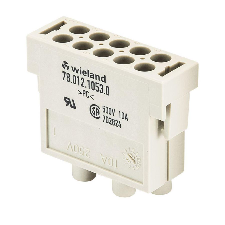 Contactblok Moduleinsert FLE STC 10 25 VVE=10