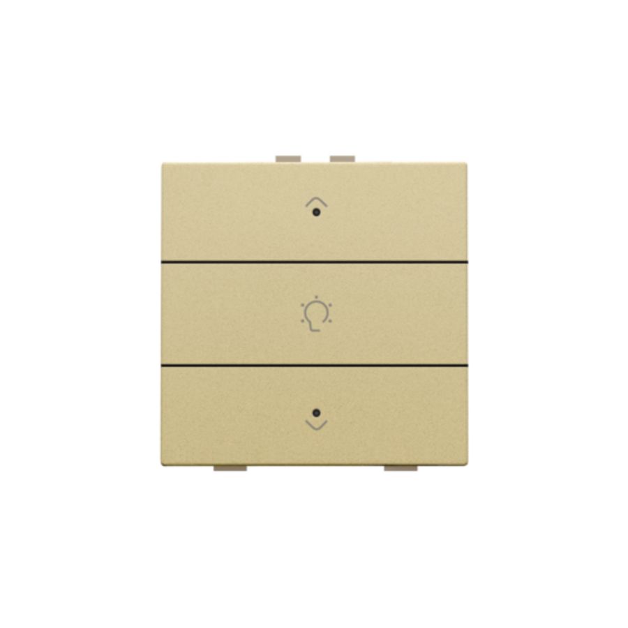 Enkelvoudige dimbediening Home Control leds gold coated