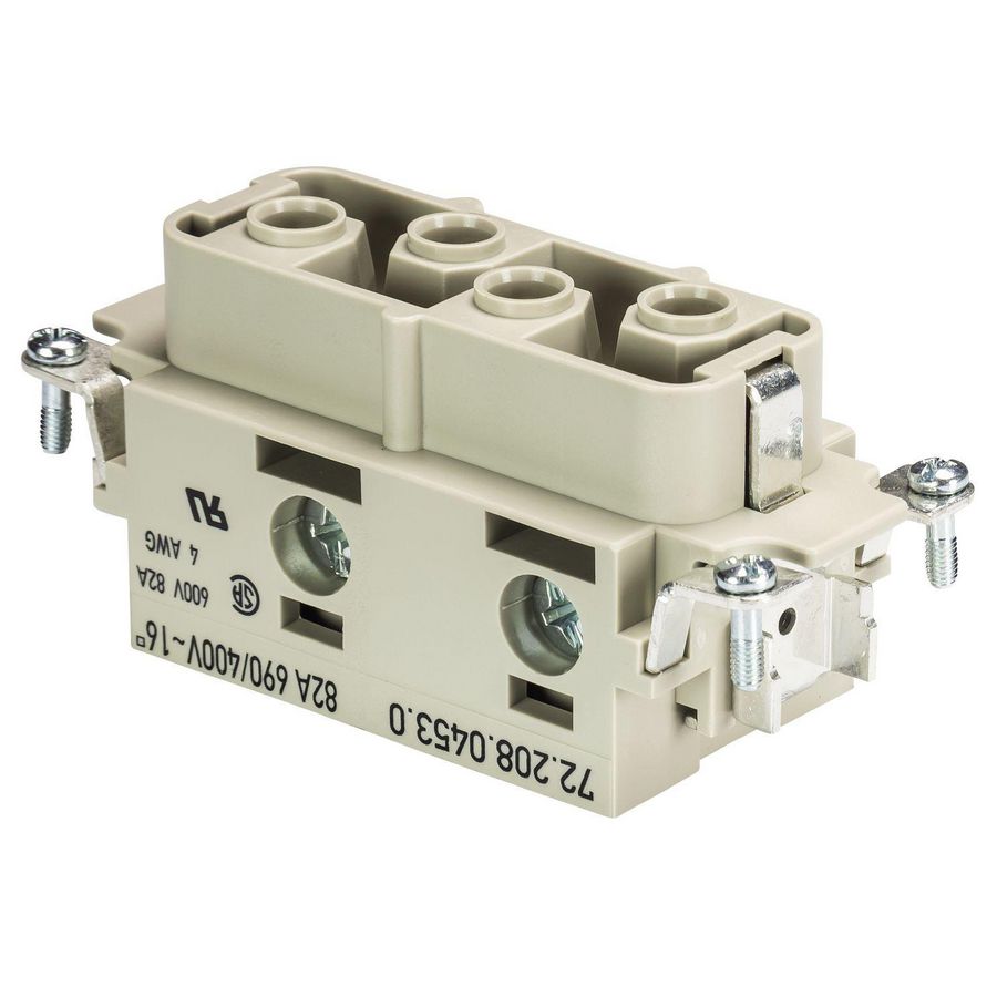 Contactblok female insert POW BUS 4 16 64 AG VVE=10