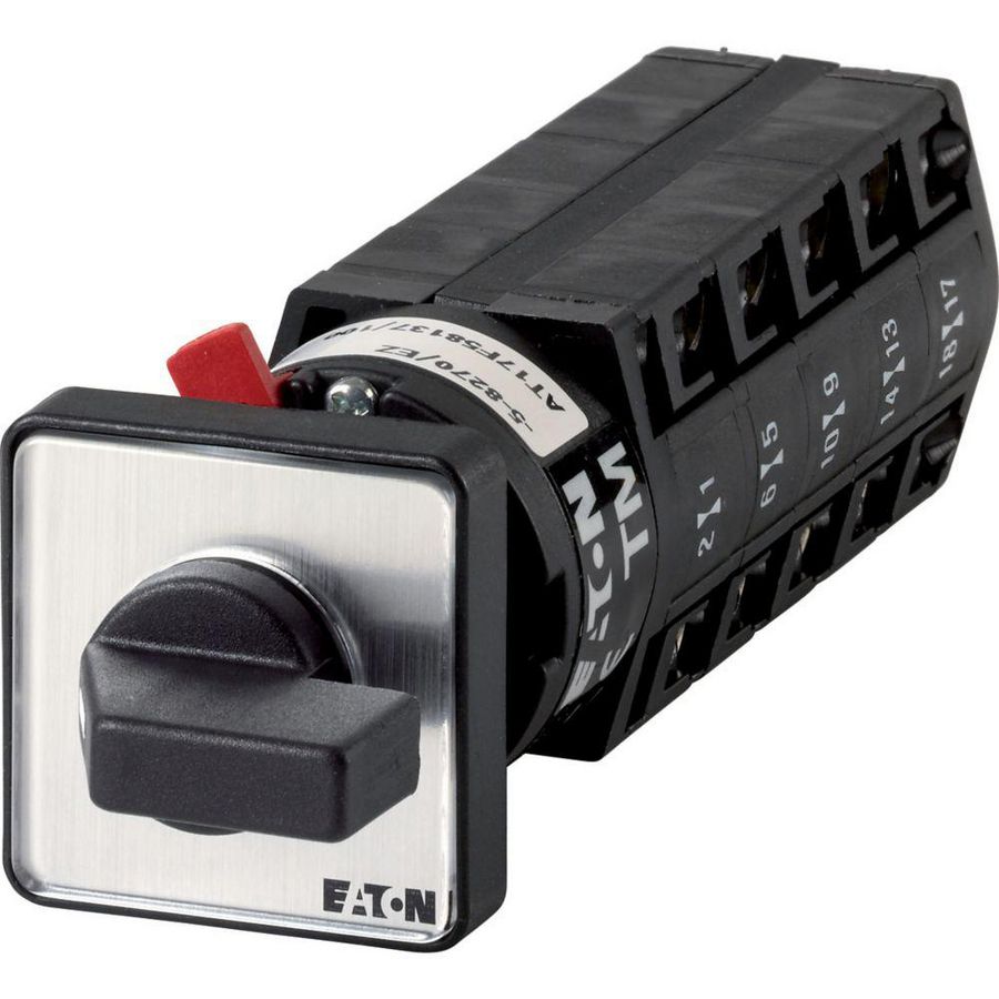 Omschakelaar 1 cont.0 10A frontplaat:1-2 60gr. vast 1gats