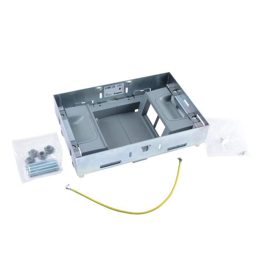 Inbouwframe lege verticaal unit 2x4 modulen markeerrand