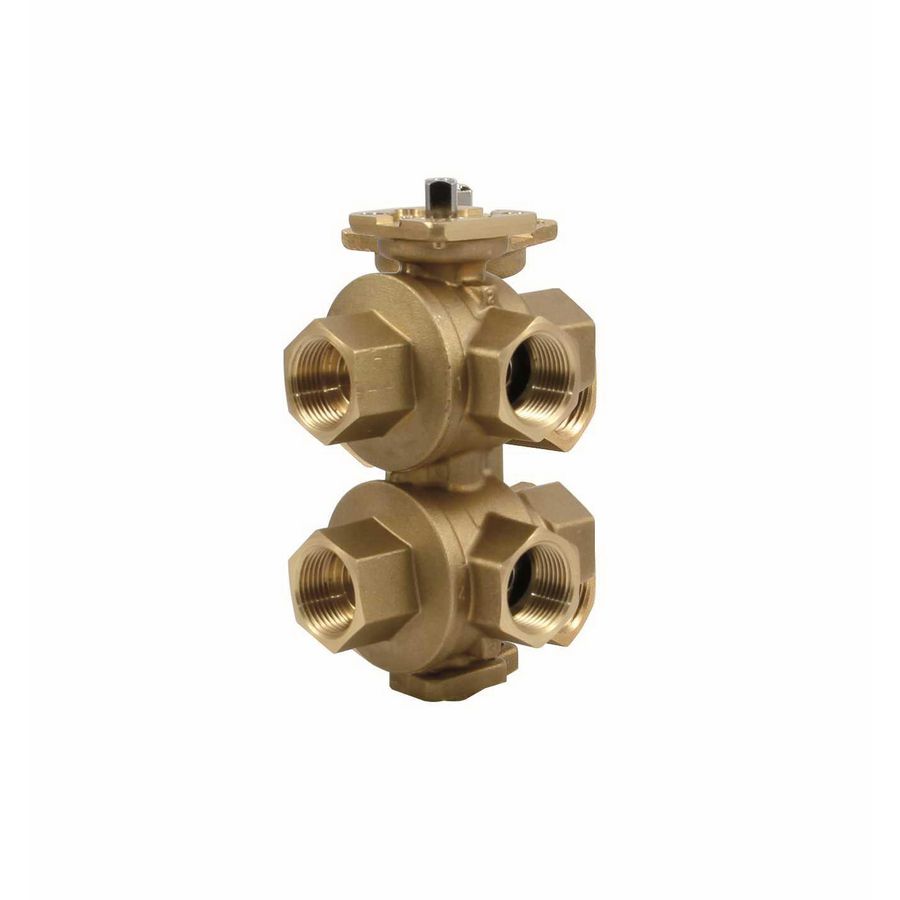 6-weg kogelafsluiter DN20 G3/4" bn.