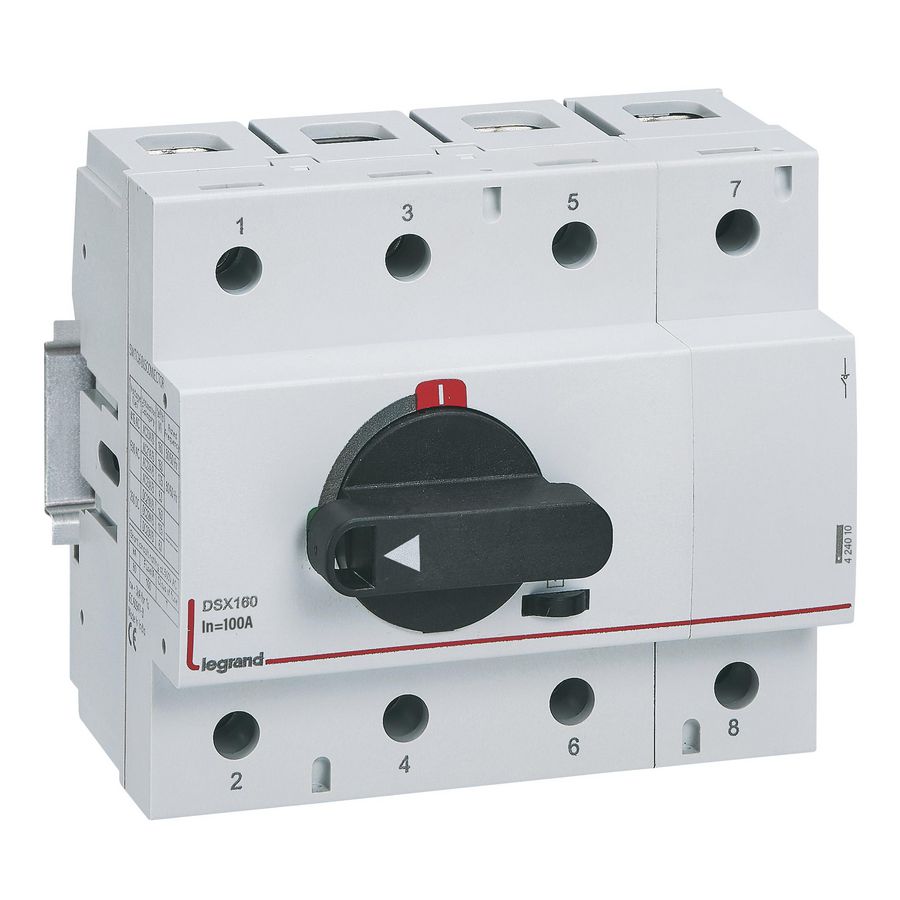 Doos a 90m. Scheidingsschakelaar DSX160 3P-100A-Maat 1-beves