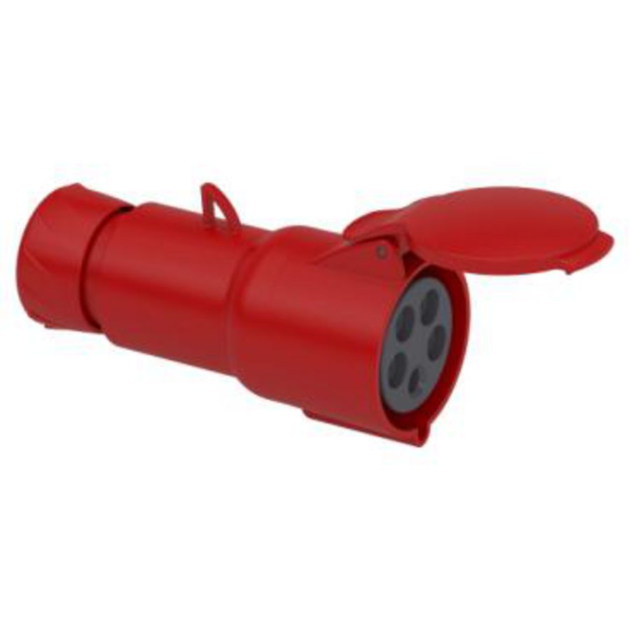 Koppelcontactstop 3P+N+A 32A 380-415V AC 6h IP44 PratiKa