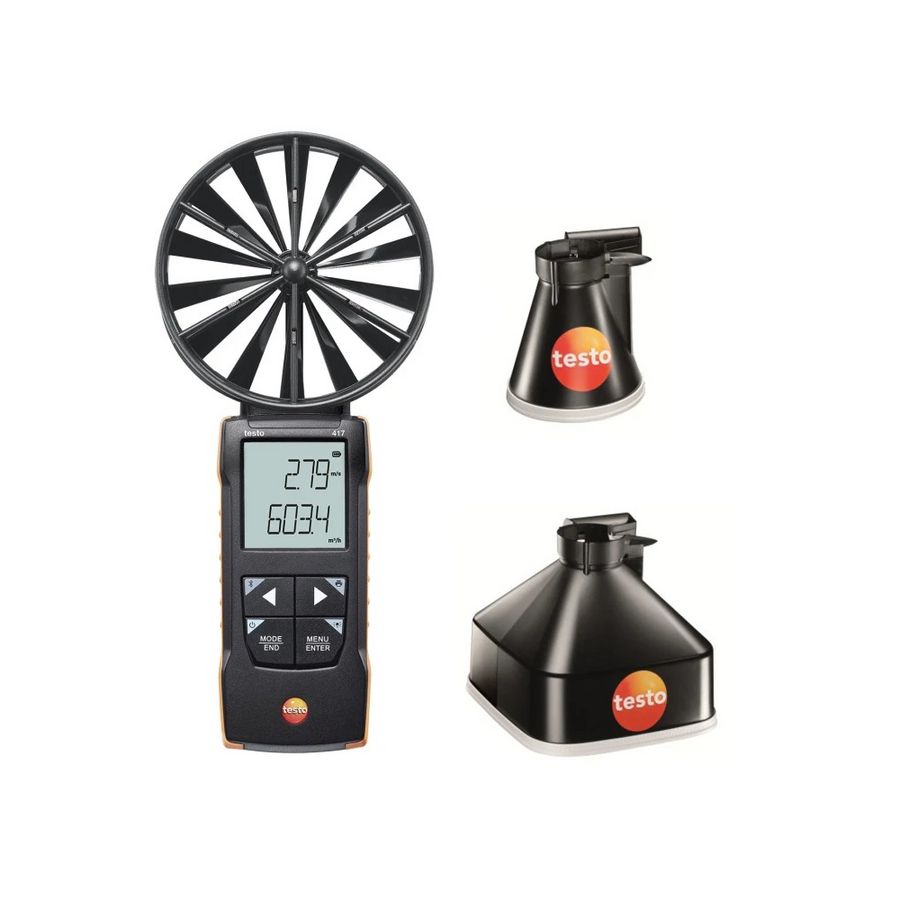 Digitale vleugelrad-anemometer 417 100mm set 1