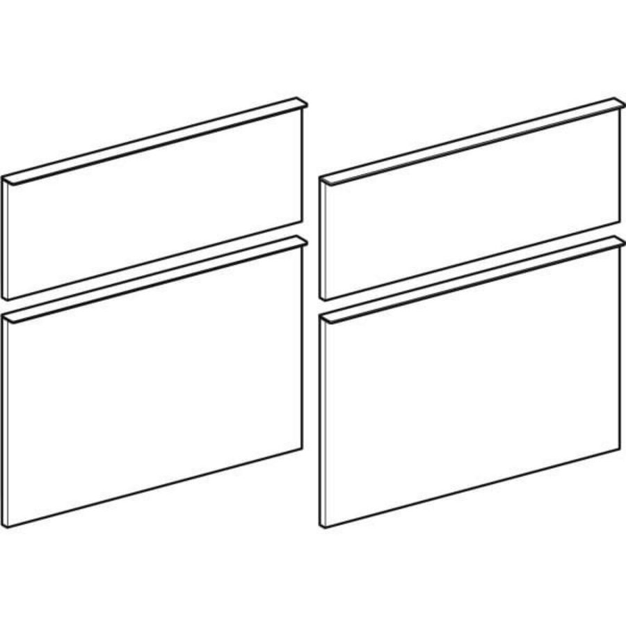 Vulladevoorzijde voor WSTOBK breedte 120 cm platina