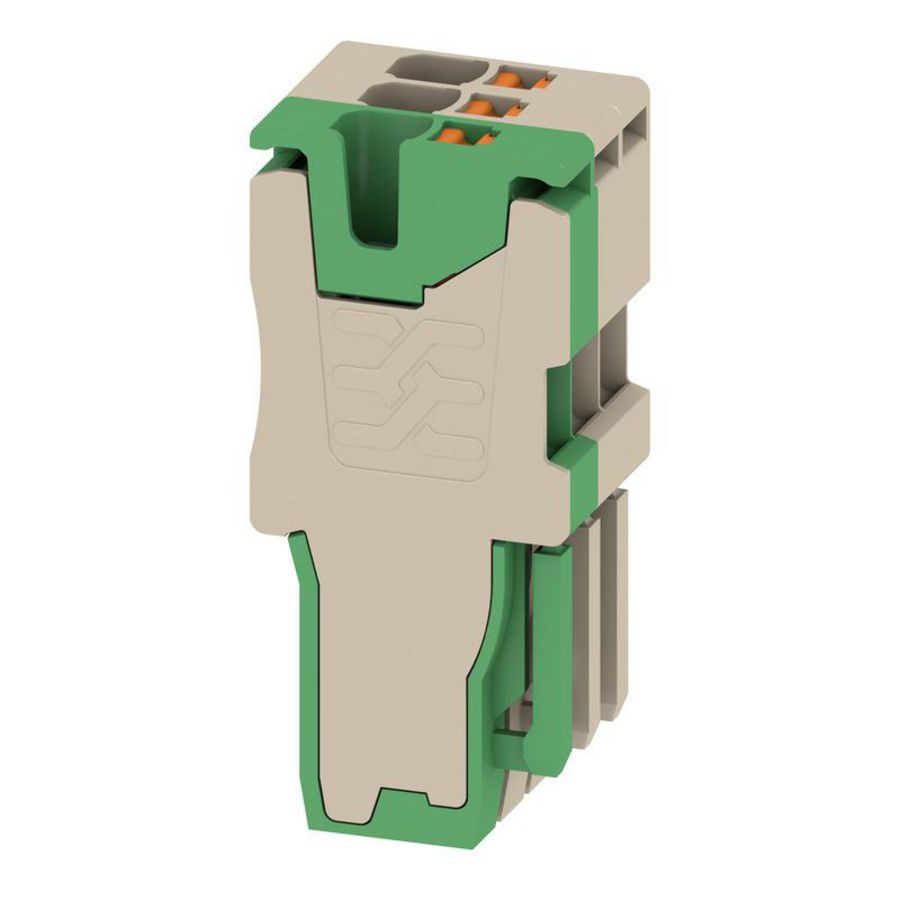 Plug d.beige groen 1.5mm² 17.5A 500V N 2719740000 VVE=25
