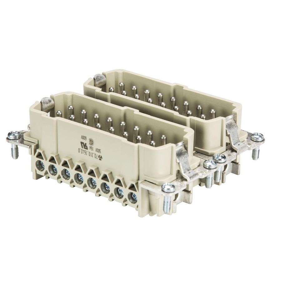 Contactblok insert Male BAS STS 32 2,5 50 AG