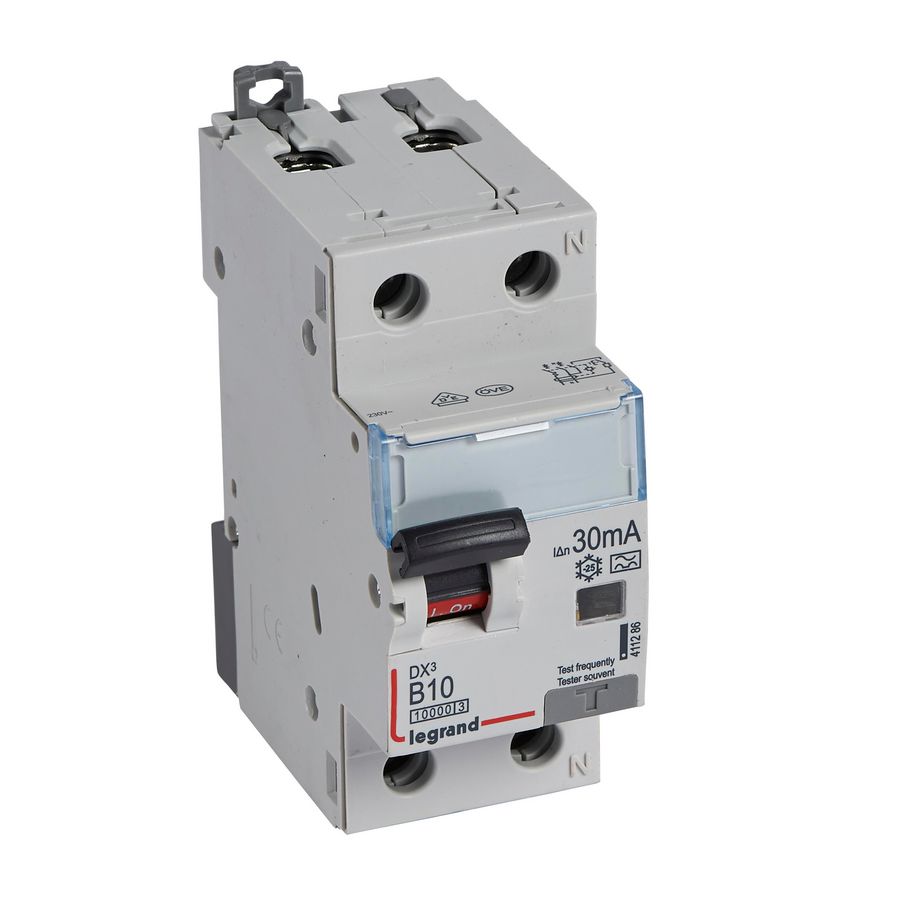 Aardlekautomaat 1P + N B10A 10kA 30mA