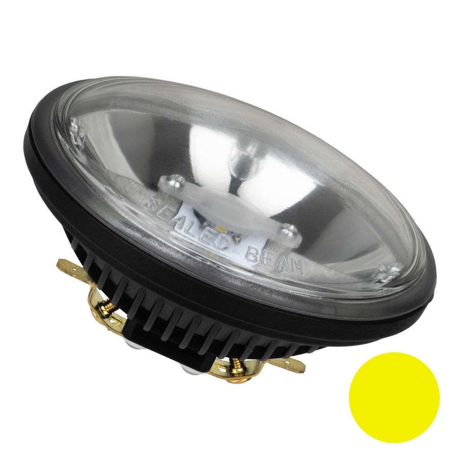 LED-lamp PAR36 4515 spot 6.4V-16V AC/DC 10W 520lm geel