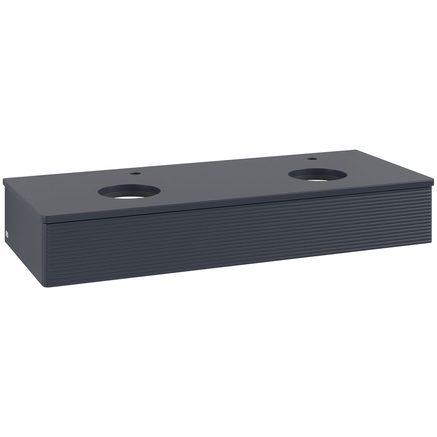 Wastafelonderkast Antao 1200x190x500mm Mid.Blue Matt Lacquer K13150HG