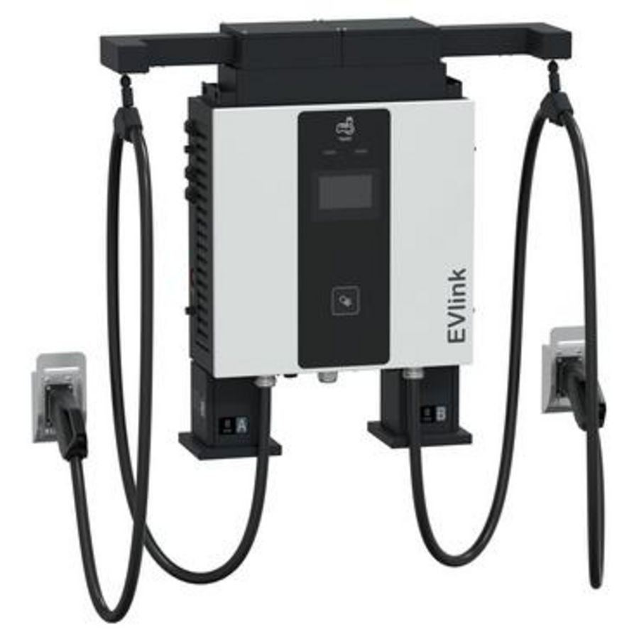 Snellaadstation EVlink Pro DC 60 kW 2x CCS2 5 m kabel met ka
