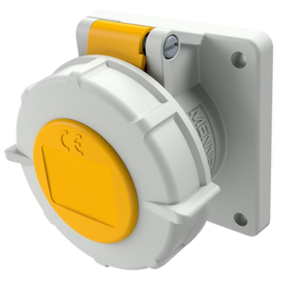 Inbouwwandcontactdoos 16A 3-polig  4H 110V IP67 TwinCONTACT