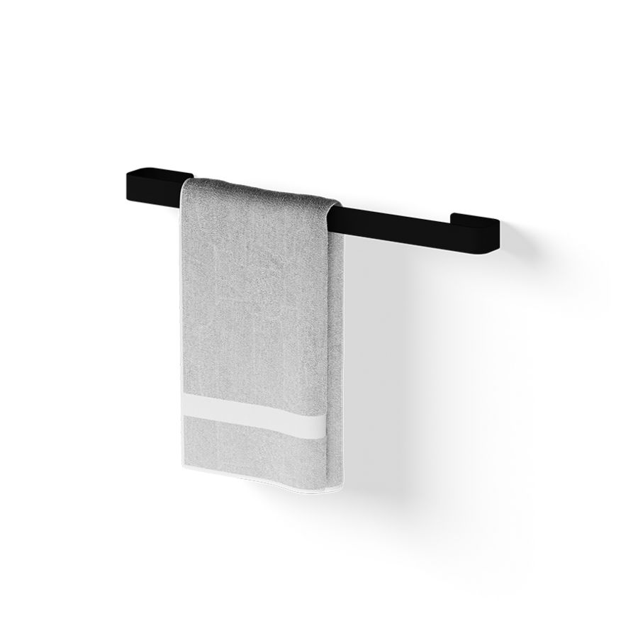 Handdoekhouder DRY CURVED 350x100mm rvs mat zwart