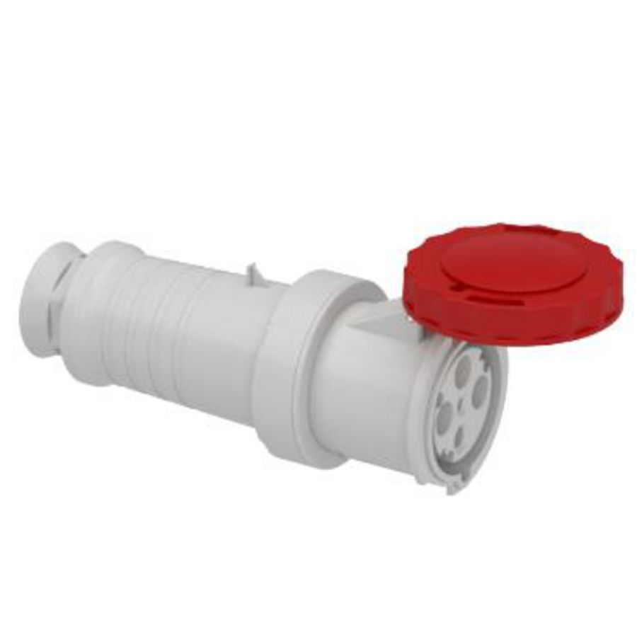 Koppelcontactstop 3P+A 63A 380-415V AC 6h IP67 PratiKa