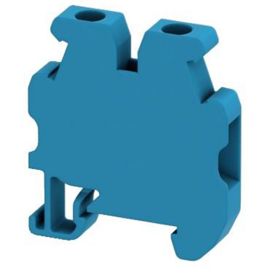 Mini doorvoer blok 2,5mm² 24A Enkel niveau Schroef VVE=50