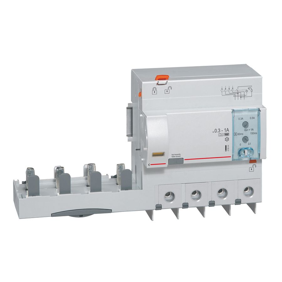 Aardlekblok 4-polig 125A 300/1000mA F DX3 DIN