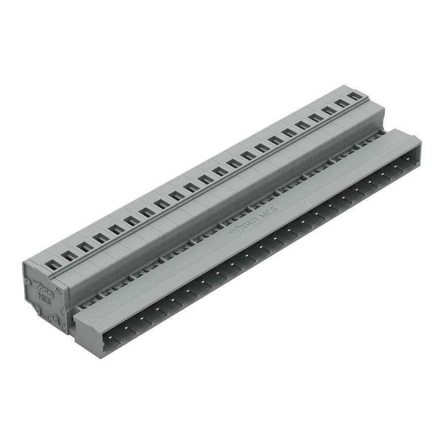 1-draads male steker 2,5mm² grijs 231-622 VVE=10