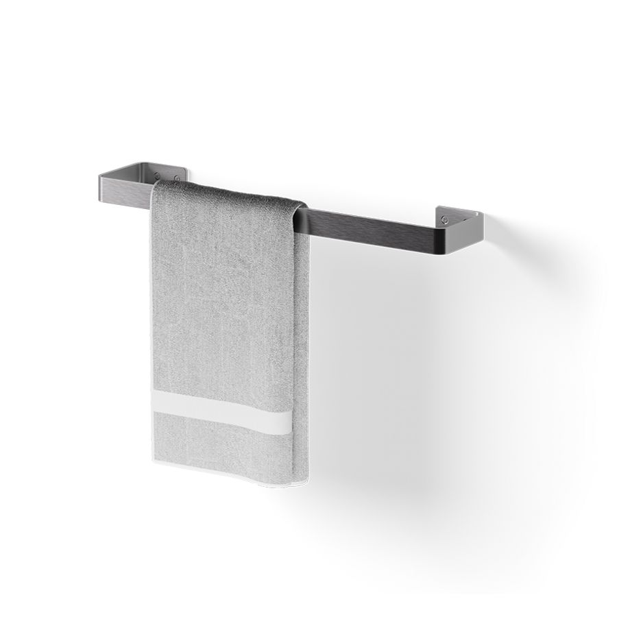 Handdoekhouder DRY CURVED 500x100mm rvs geborsteld