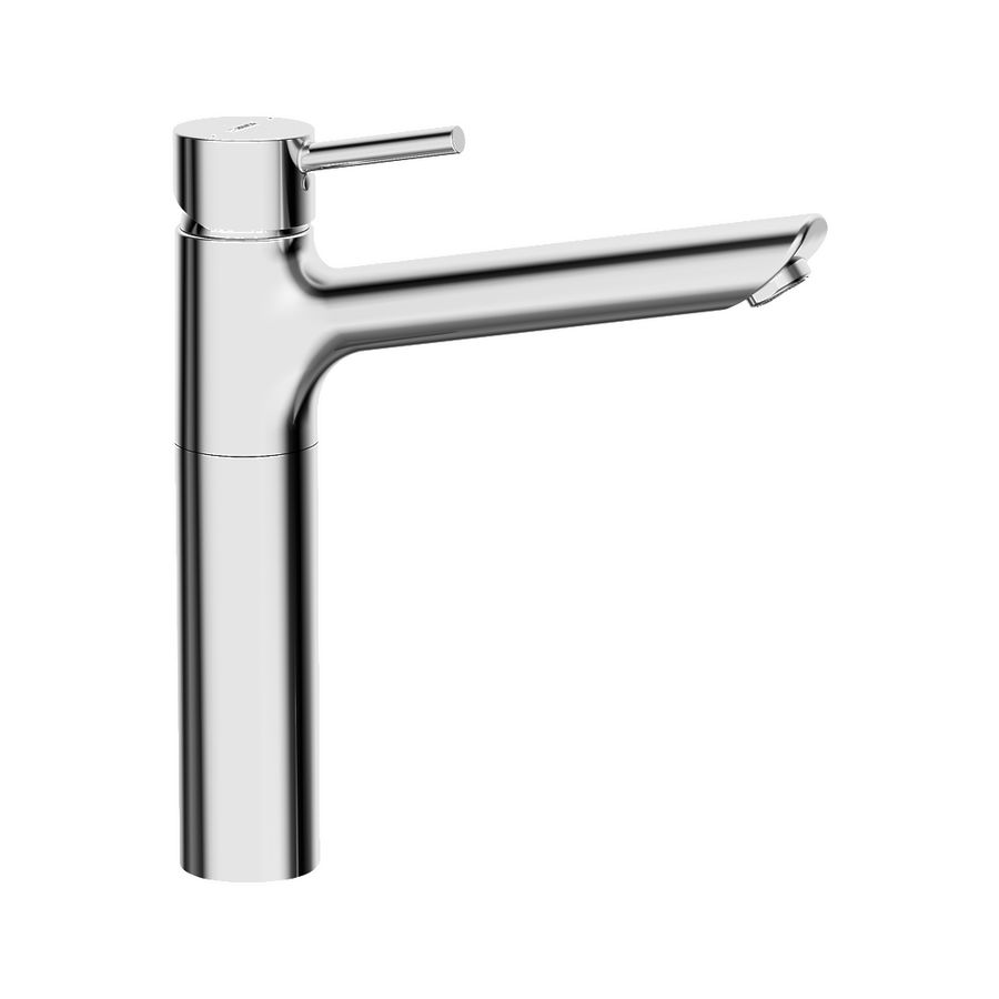 Vantis wastafelmengkraan 150° .draaibare uitloop zonder  boorgat