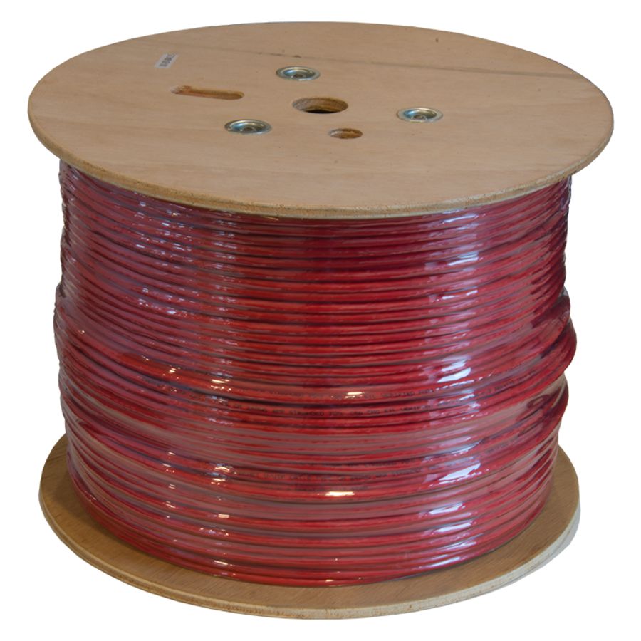 U/UTP CAT6 Soepel PVC WC ROOD 500mtr.