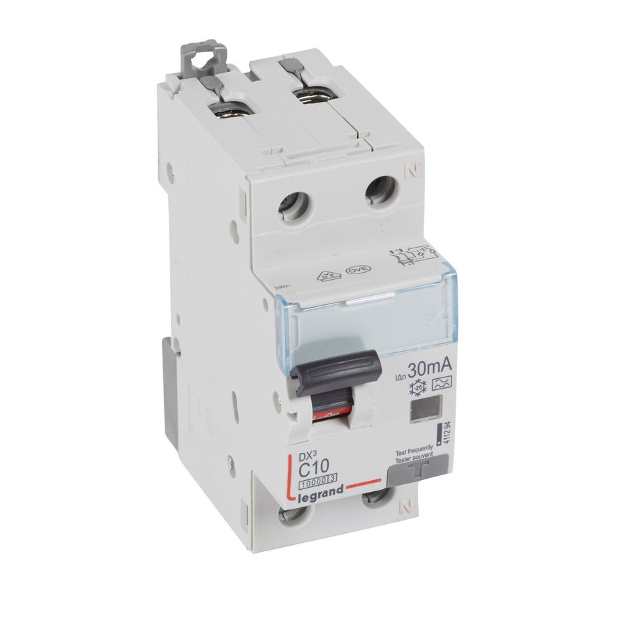 Aardlekautomaat 1P + N C10A 10kA 30mA