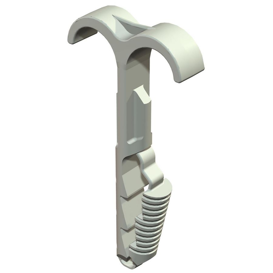 Plugklem 2-voudig 4-12mm Polyamide lichtgrijs RAL7035 VVE=100