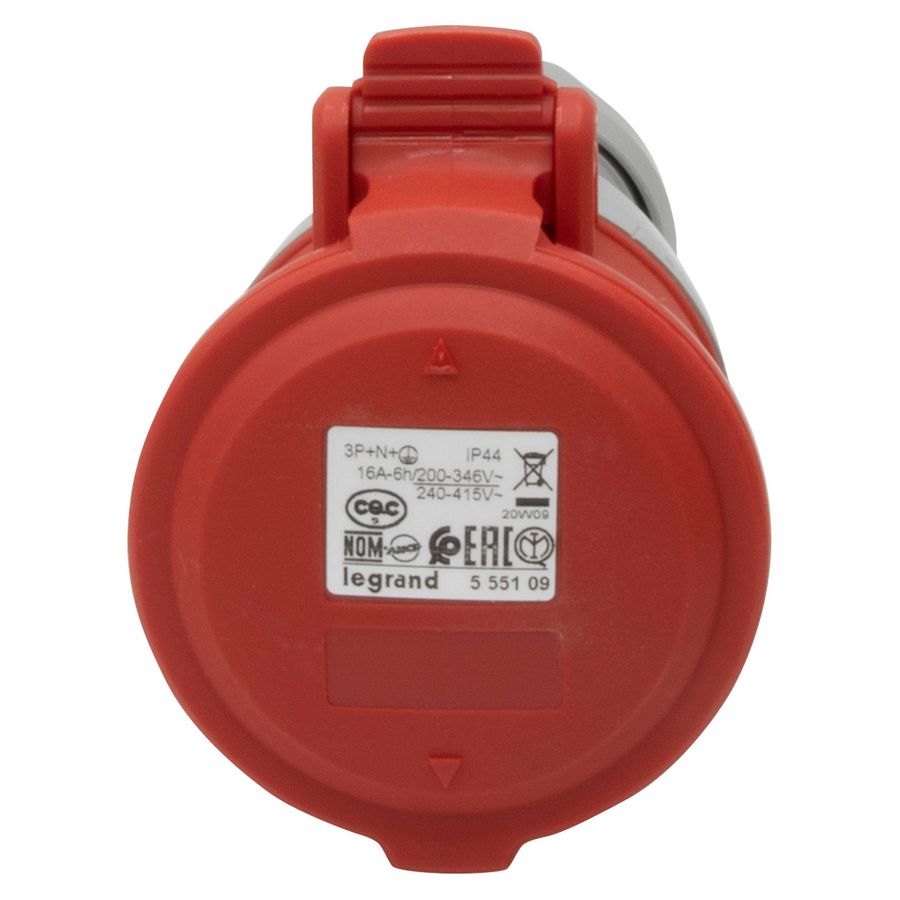 Koppelcontactstop 400V 16A 5-polig IP44 P17