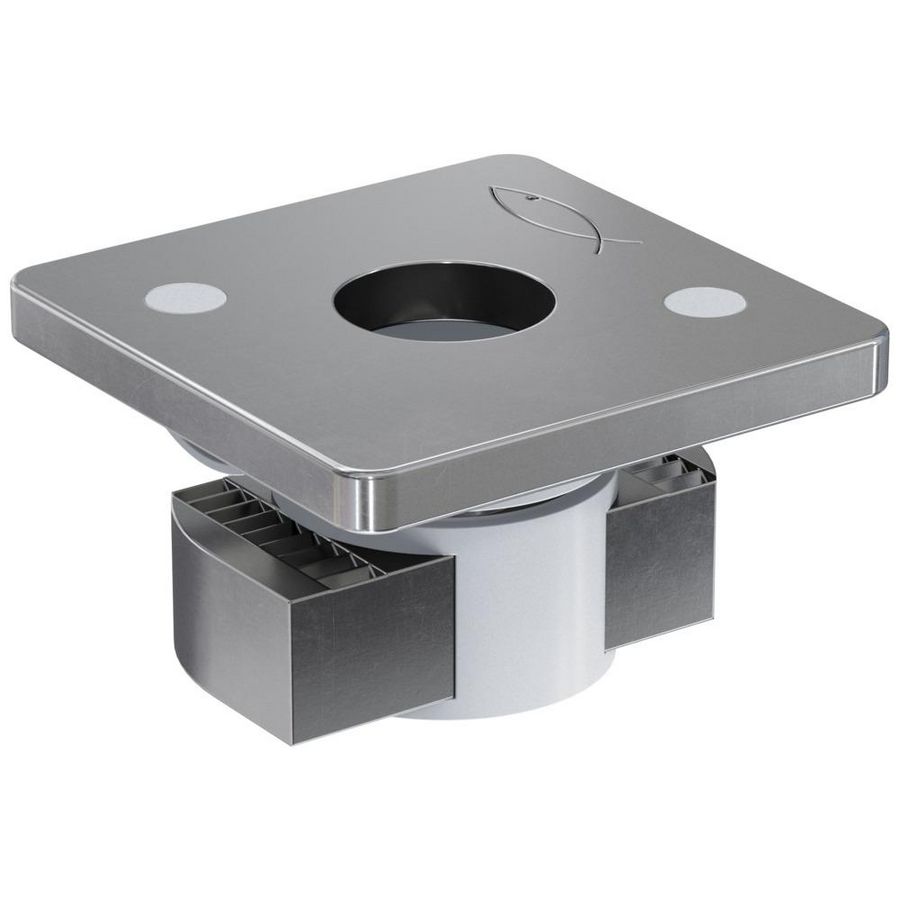 Schuifmoer metalen plaat FCN Clix M12 rvs A4 VVE=25