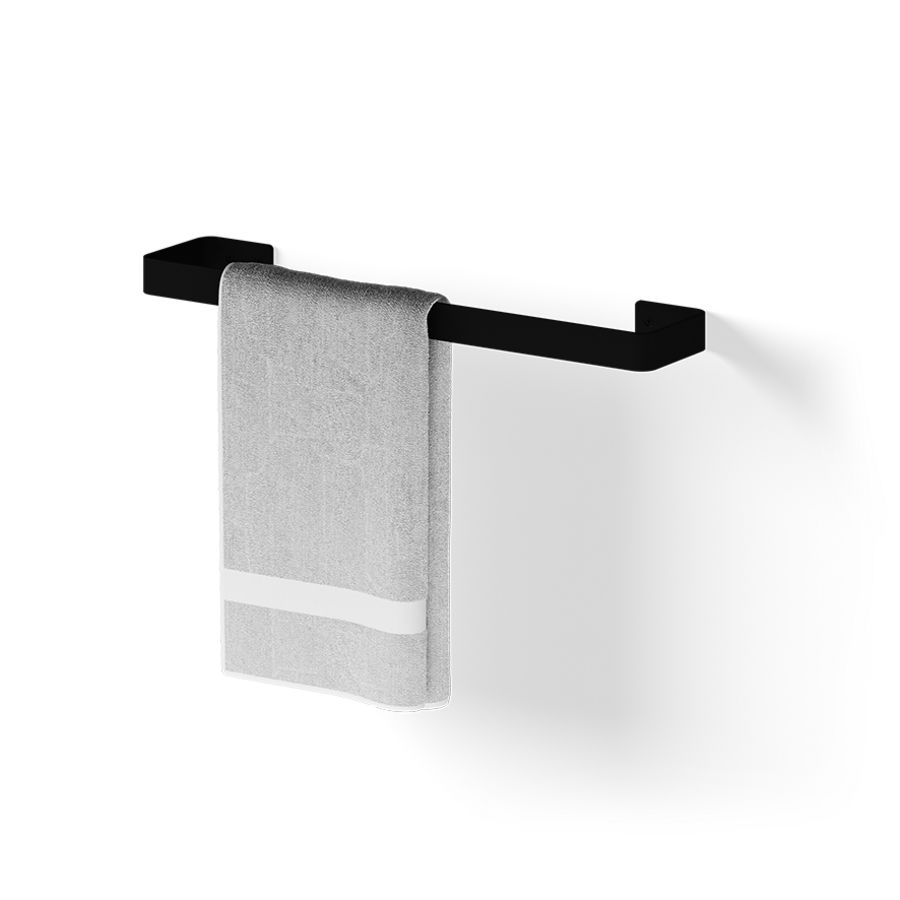 Handdoekhouder DRY CURVED 500x100mm rvs mat zwart