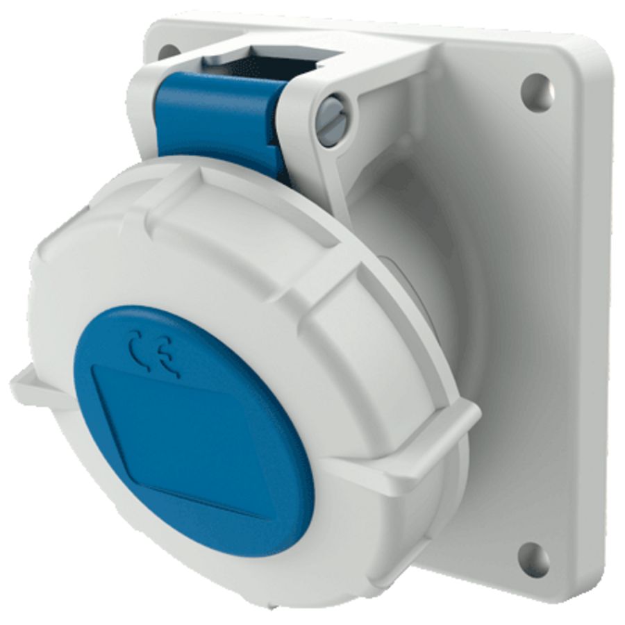 Inbouwwandcontactdoos 16A 3-polig  6H 230V IP67 TwinCONTACT