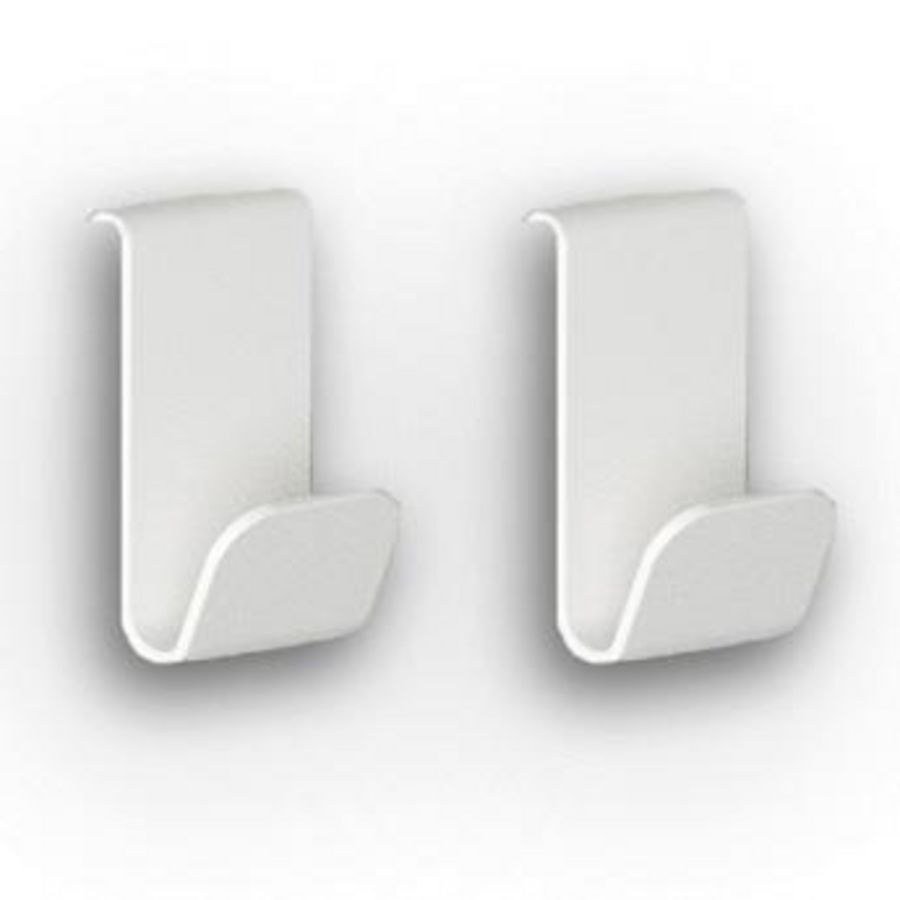 Set a 2st. ophanghaakjes E-Comfort Onsen/Silk wit