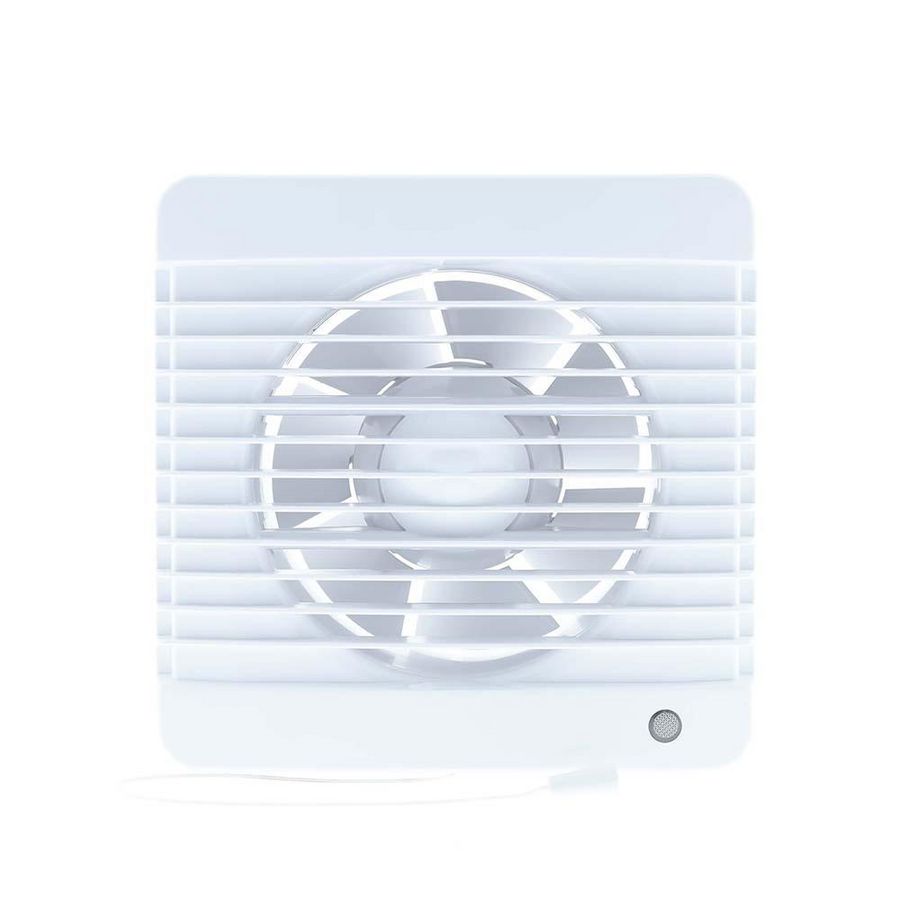 Badkamer-/ toiletventilator MVT 125 wit