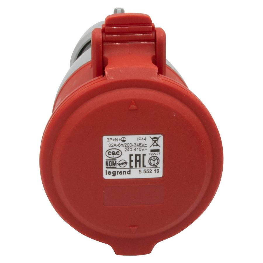 Koppelcontactstop 400V 32A 5-polig IP44 P17