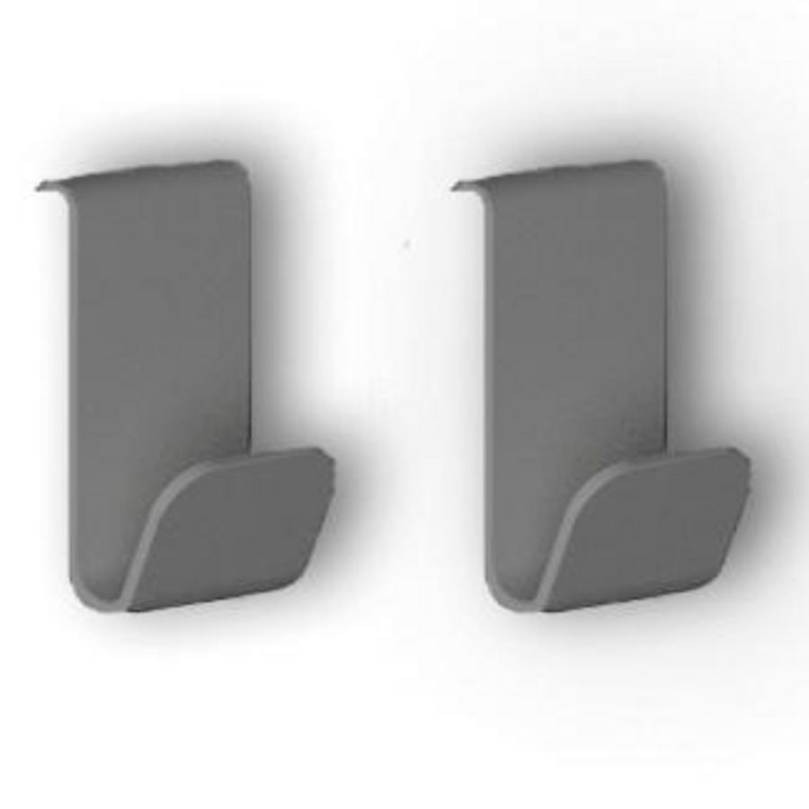 Set a 2st. ophanghaakjes E-Comfort Onsen/Silk grijs