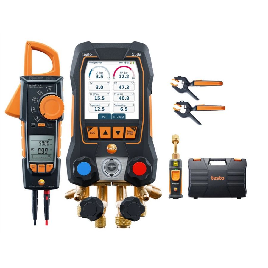 Smart vacuum set 558s met Testo 770-3