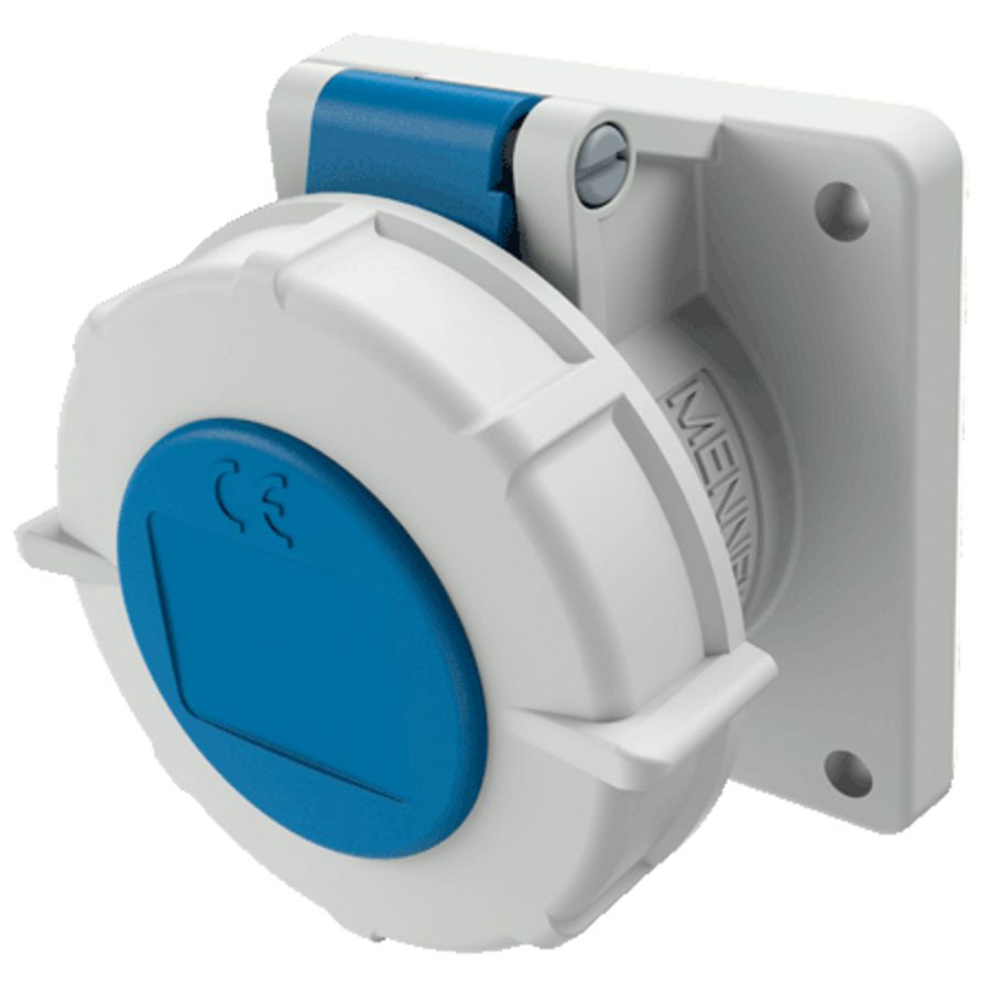 Inbouwwandcontactdoos 16A 3-polig  6H 230V IP67 TwinCONTACT