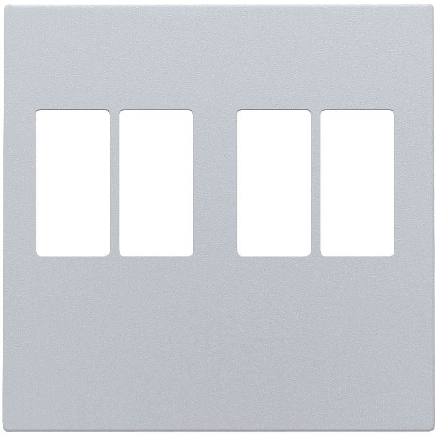 Afwerkingsset 2-voudige luidsprekeraansl. sterling