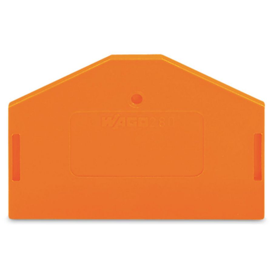 Afsluit-+tussenplaat 2,5mm oranje 280-313 VVE=25