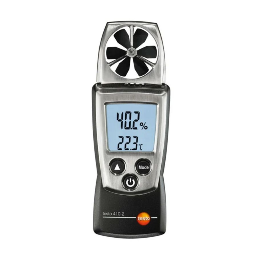 Vleugelrad-anemometer 420-2 tbv meten luchtsnelheid, luchttemperatuur en luchtvochtigheid