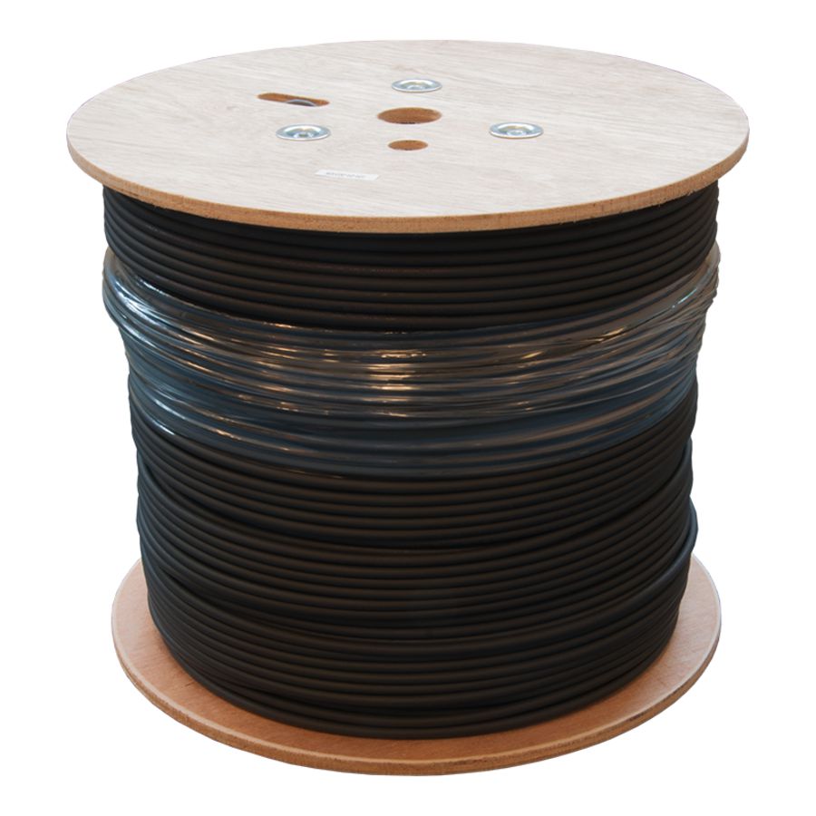 U/UTP CAT6 SOLID LSZH 24AWG BLACK 500mtr. Dca