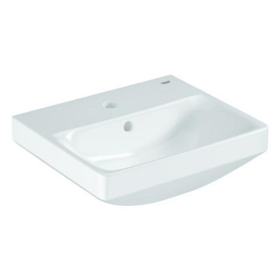Euro Ceramic wastafel 45cm met kraagat + overloop