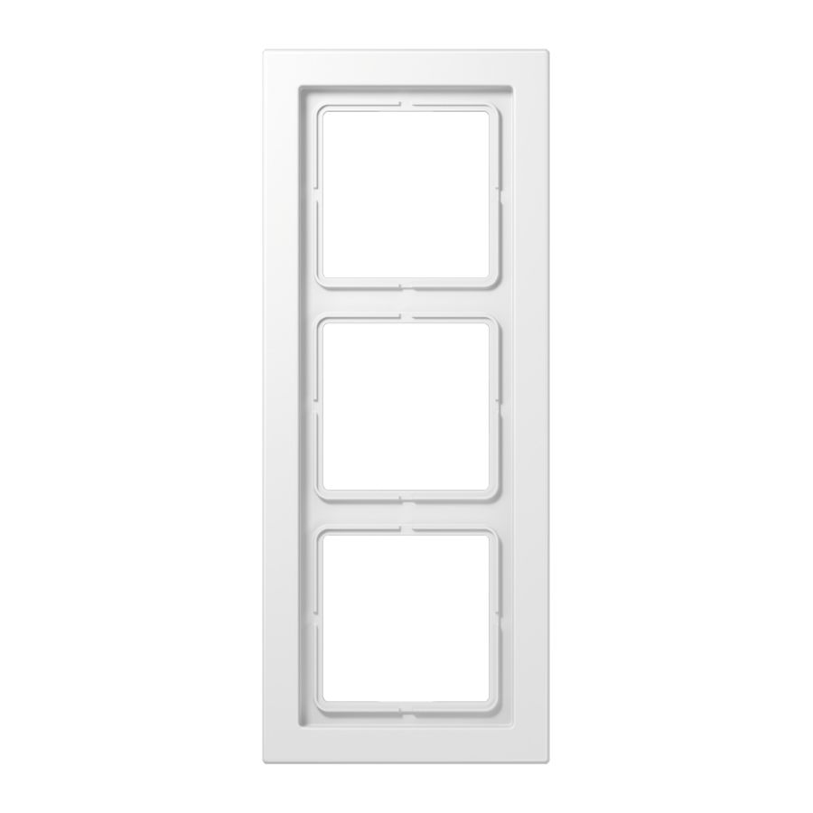 Afdekraam slagvast alp.wit 3-voudig LS-design