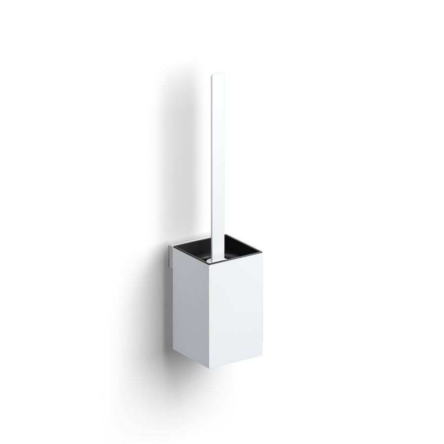 Fold toiletborstelgarnituur wandmodel mat wit